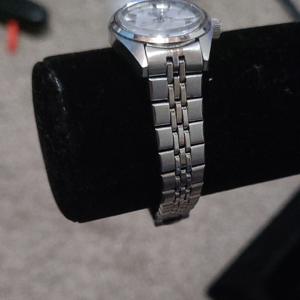 Vintage 1976 Seiko Hi-Beat Automatic Silver Watch 2906-0019 Great 50th Bday Gift - Picture 3 of 6